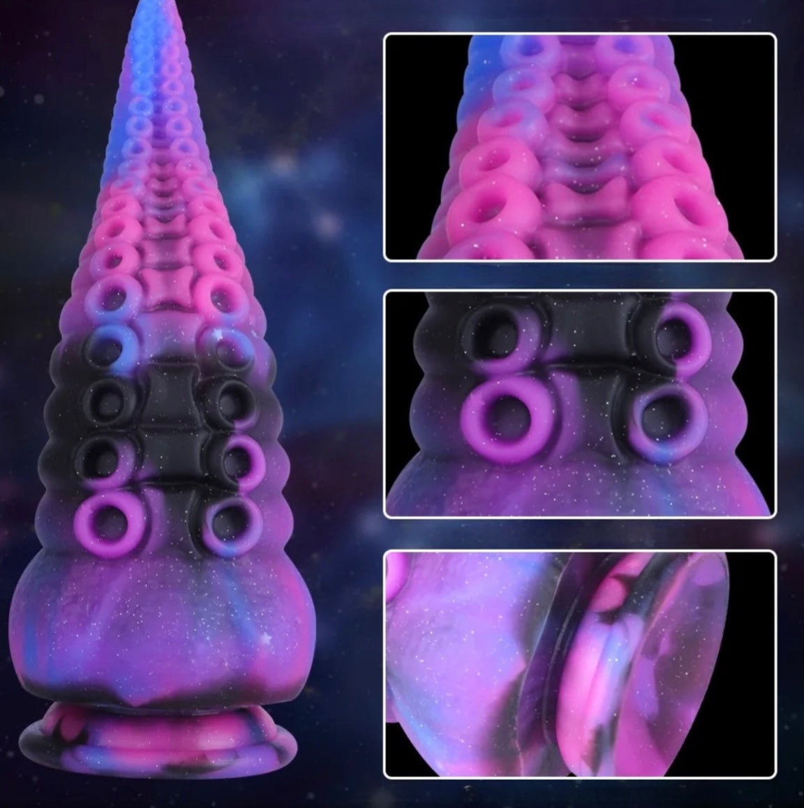 Octo-Pussy Creature Cocks 8” Suction Cup Dildo By 4PLAY69 INC