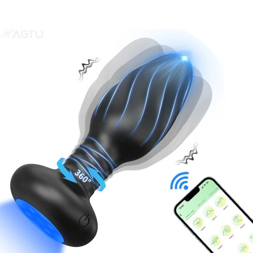 Luminous Symphony LED APP Controlled Anal Plug By 4PLAY69 INC