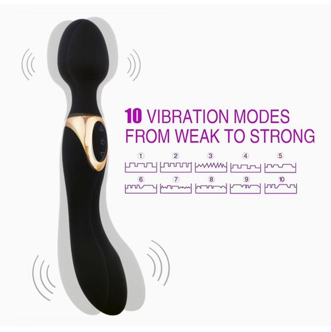 Double Pleasure Wand Massager By 4PLAY69 INC