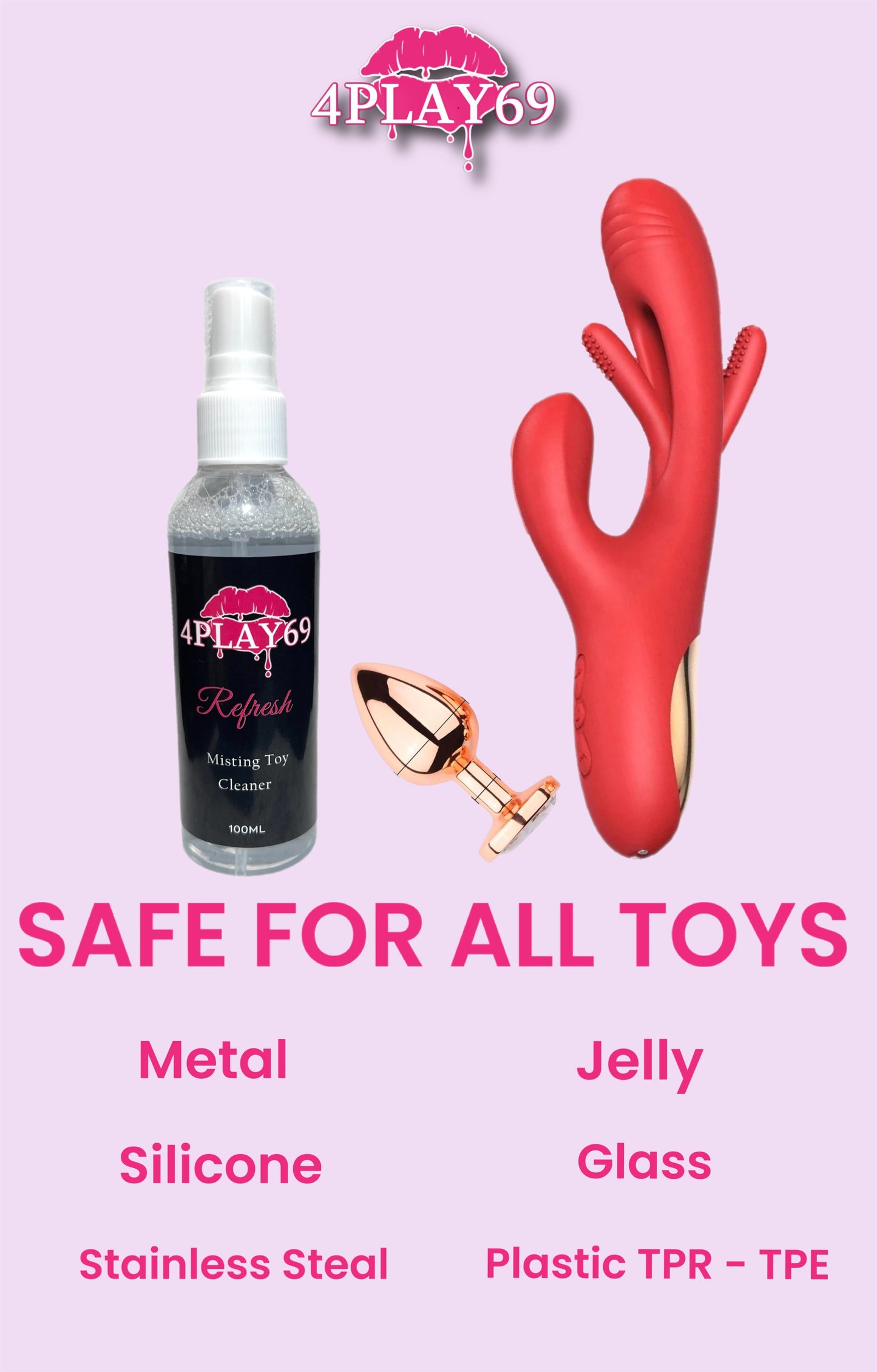 Refresh Misting Adult Toy Cleaner By 4PLAY69 INC