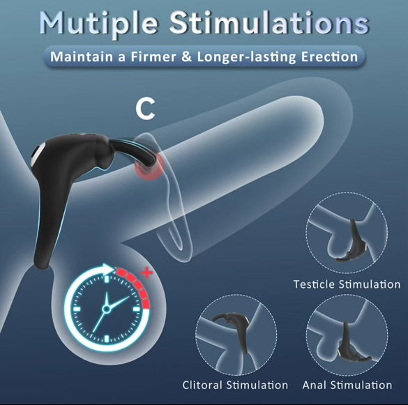 Play Bunny Vibrating Cock Ring With Remote By 4PLAY69 INC