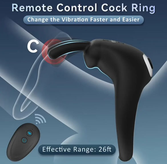 Play Bunny Vibrating Cock Ring With Remote By 4PLAY69 INC