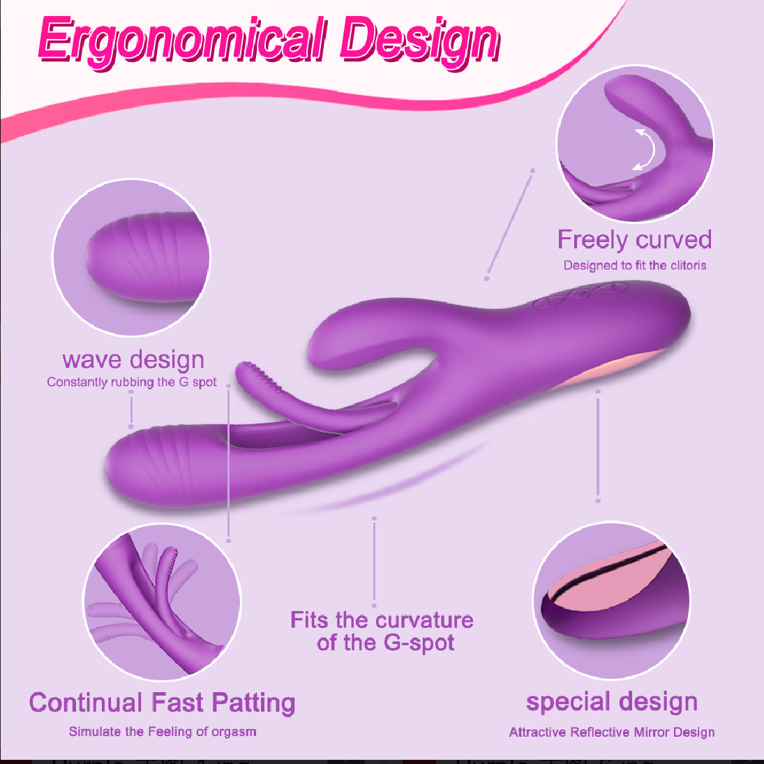 Purple Orgasmic Triple Pleasure By 4PLAY69 INC