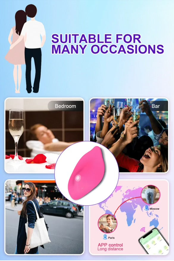 Pleasure Panty APP Control Wearable Vibrator By 4PLAY69 INC