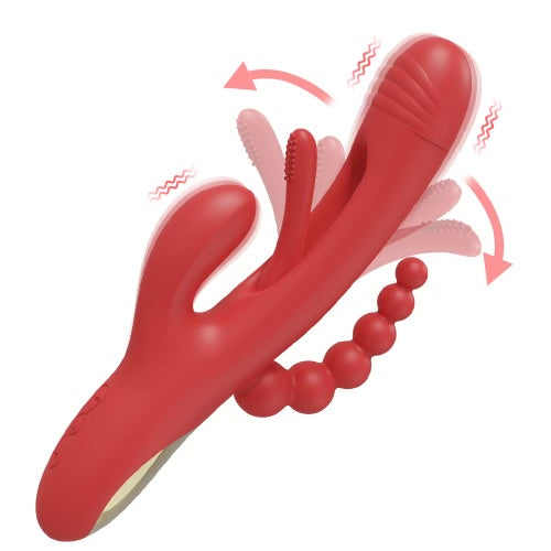 Red Erotic Triple Pleasure By 4PLAY69 INC
