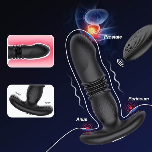 Thor Remote Control Thrusting Anal Plug By 4PLAY69 INC