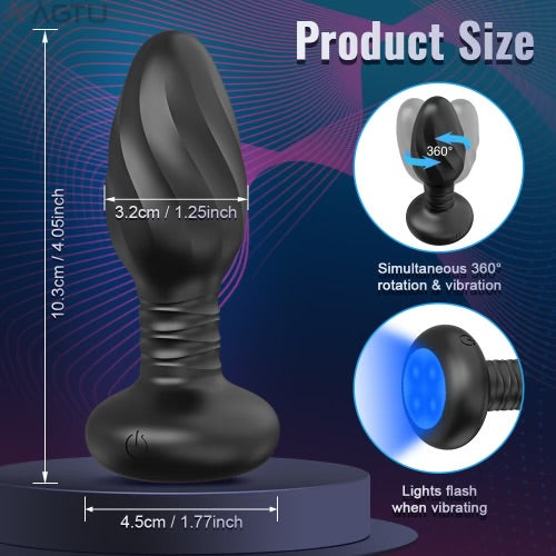 Luminous Symphony LED APP Controlled Anal Plug By 4PLAY69 INC