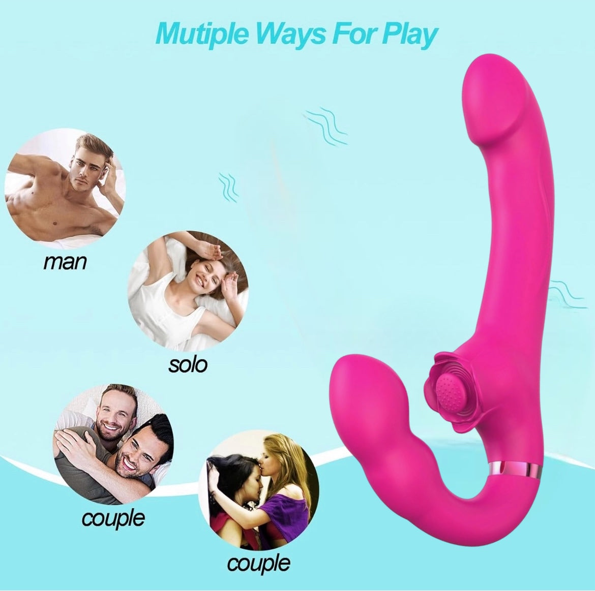 Easy Rider Strapless Strap-On By 4PLAY69 INC
