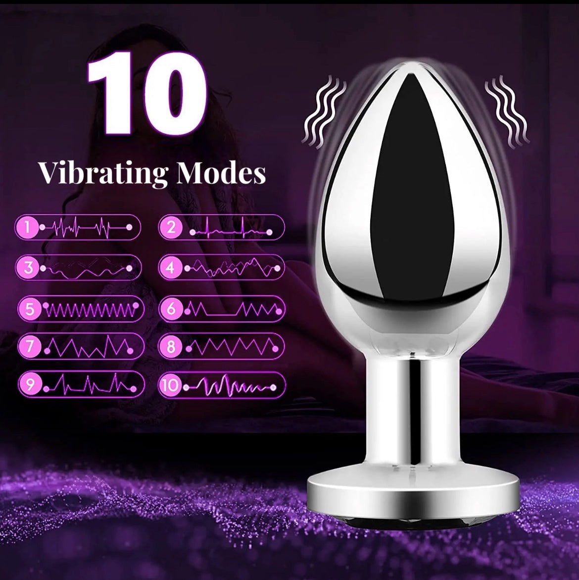 The Endless Tornado Vibrating Butt Plug with Control By 4PLAY69 INC