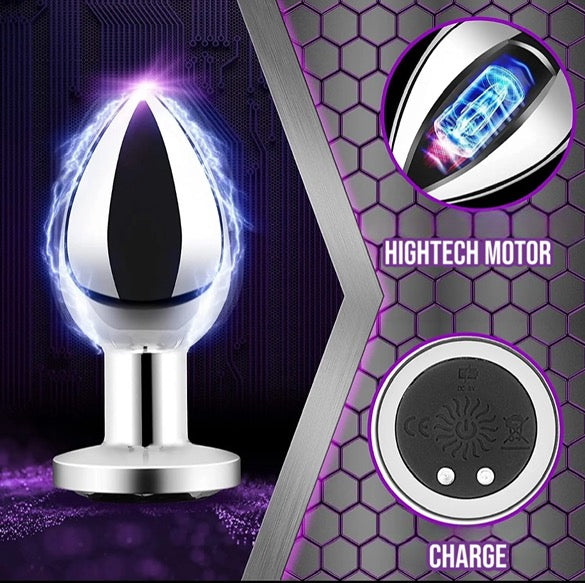 The Endless Tornado Vibrating Butt Plug with Control By 4PLAY69 INC
