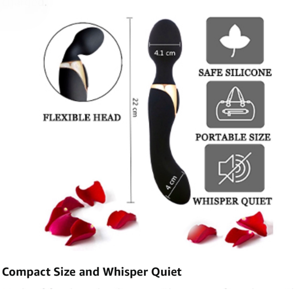 Double Pleasure Wand Massager By 4PLAY69 INC