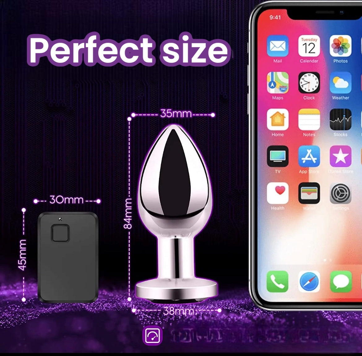 The Endless Tornado Vibrating Butt Plug with Control By 4PLAY69 INC