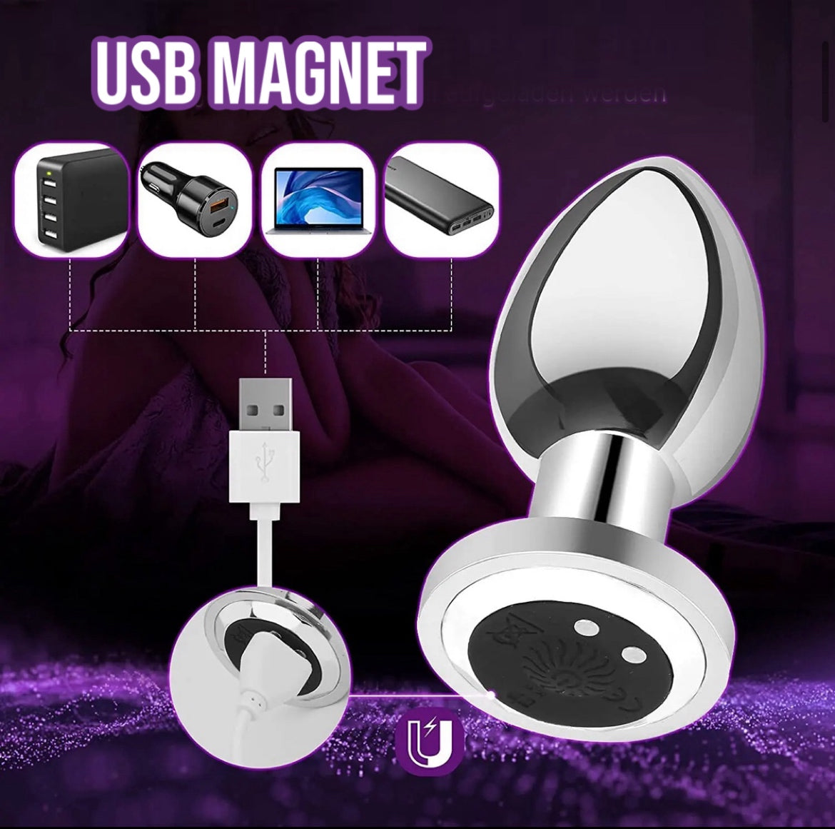 The Endless Tornado Vibrating Butt Plug with Control By 4PLAY69 INC