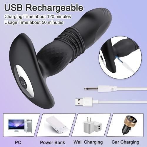 Thor Remote Control Thrusting Anal Plug By 4PLAY69 INC