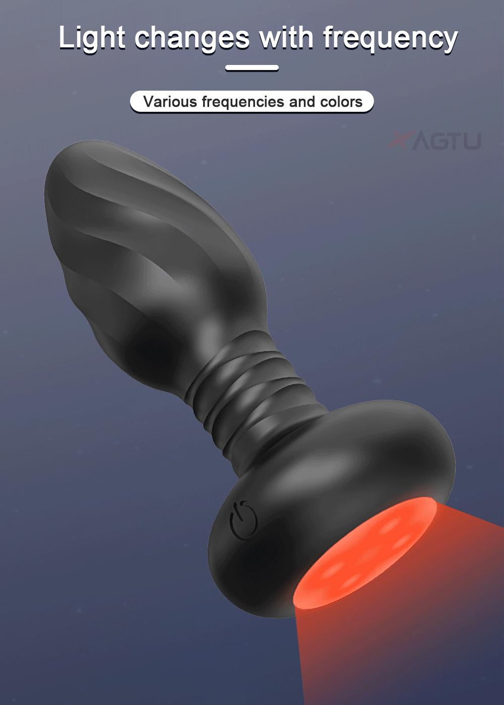 Luminous Symphony LED APP Controlled Anal Plug By 4PLAY69 INC