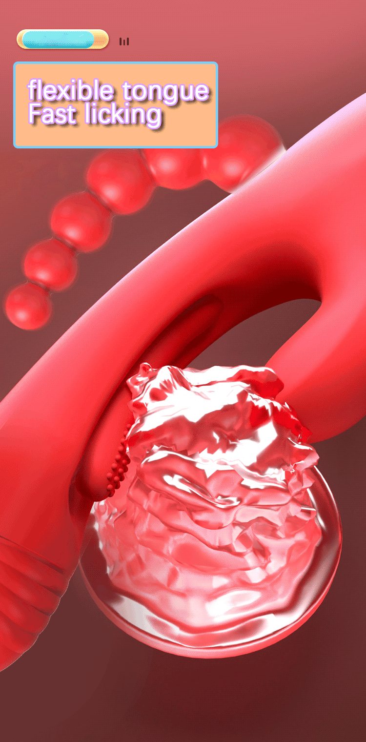 Red Erotic Triple Pleasure By 4PLAY69 INC