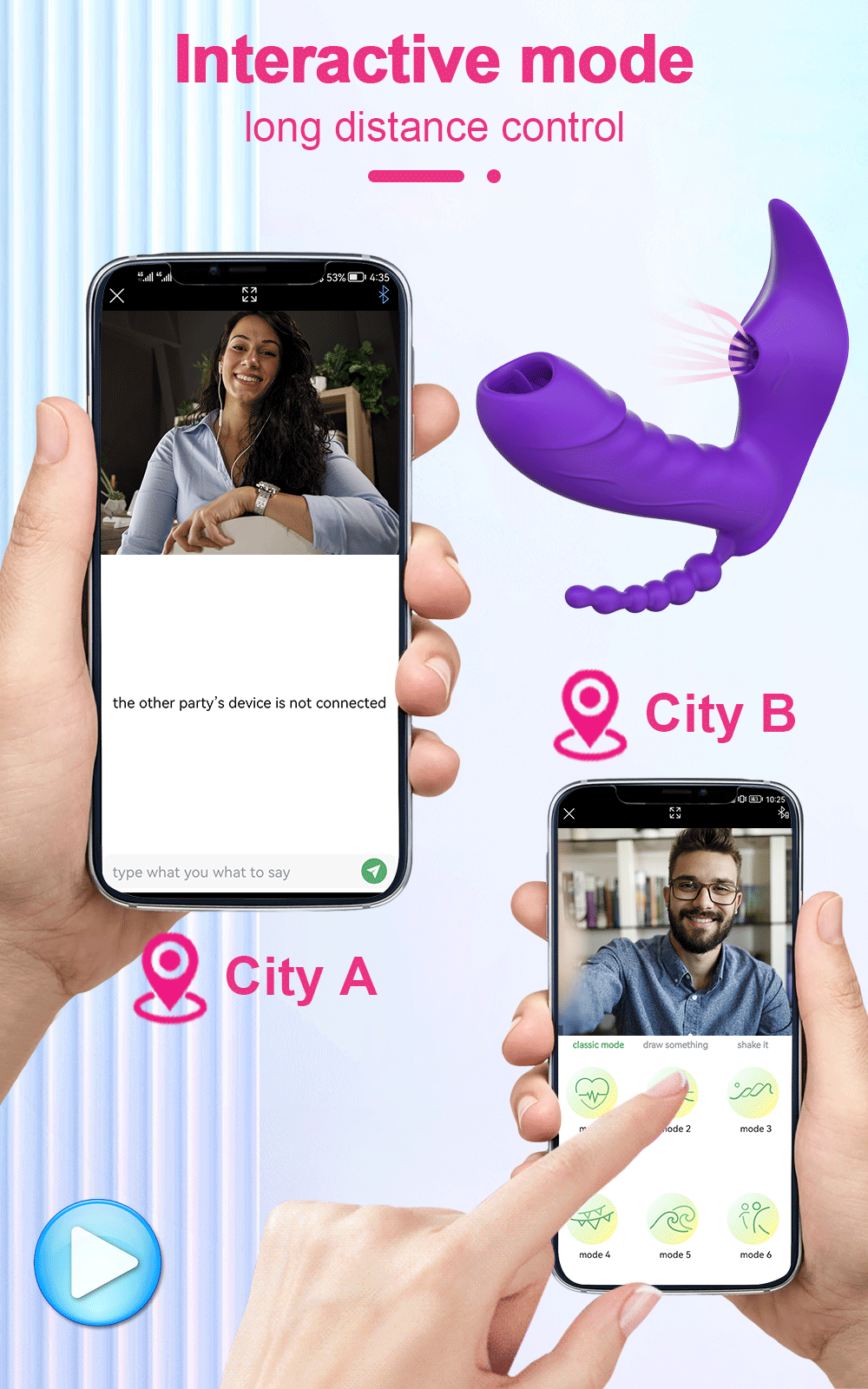 Dreamer Triple Pleasure App Control By 4PLAY69 INC
