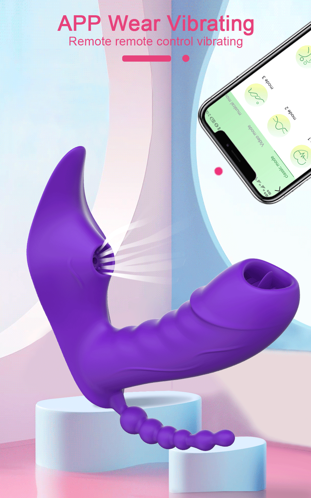 Dreamer Triple Pleasure App Control By 4PLAY69 INC