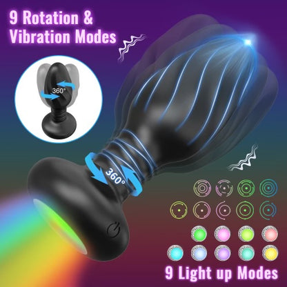 Luminous Symphony LED APP Controlled Anal Plug By 4PLAY69 INC