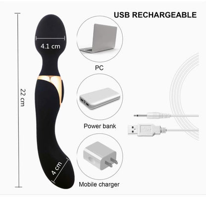 Double Pleasure Wand Massager By 4PLAY69 INC