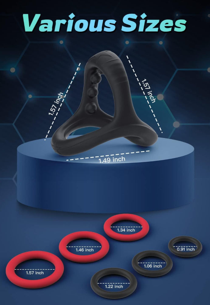 Ring Master Cock Rings 7 Piece Set By 4PLAY69 INC