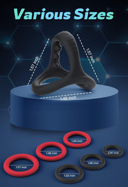 Ring Master Cock Rings 7 Piece Set By 4PLAY69 INC
