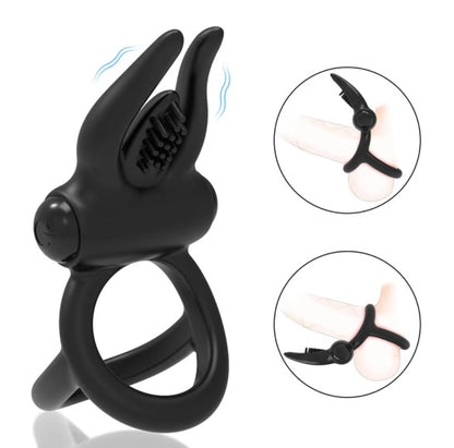 Bad Bunny Vibrating Double Cock Ring By 4PLAY69 INC