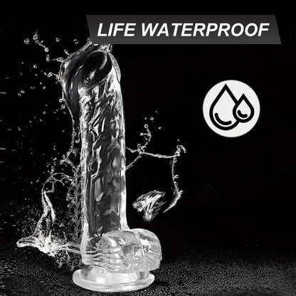 Crystal Ball Clear Suction Dildo 4PLAY69 INC