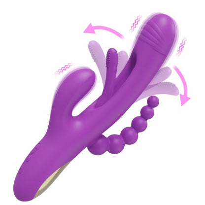 Purple Erotic Triple Pleasure  By 4PLAY69 INC