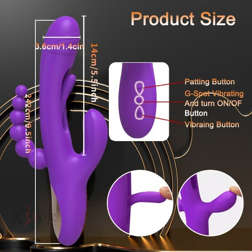 Purple Erotic Triple Pleasure  By 4PLAY69 INC