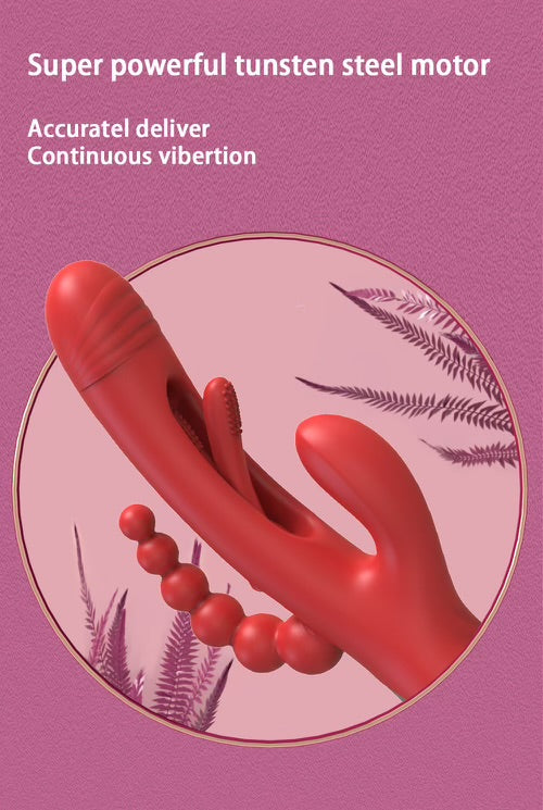 Red Erotic Triple Pleasure  By 4PLAY69 INC