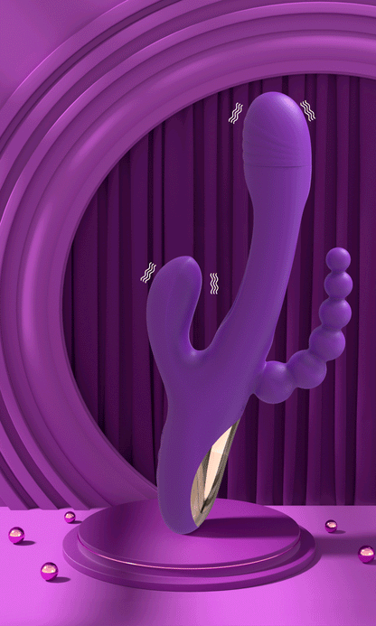 Purple Erotic Triple Pleasure  By 4PLAY69 INC